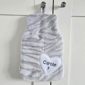 Hot water bottle made from dressing gown