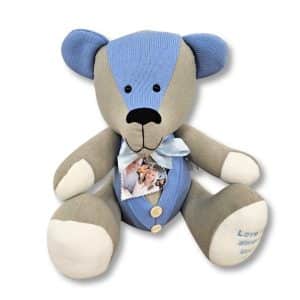 Photo Memory Bear Made From Clothes.