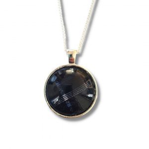 Circle Fabric Pendant