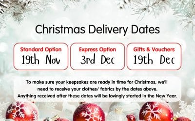 Christmas Delivery & Timescales 2025