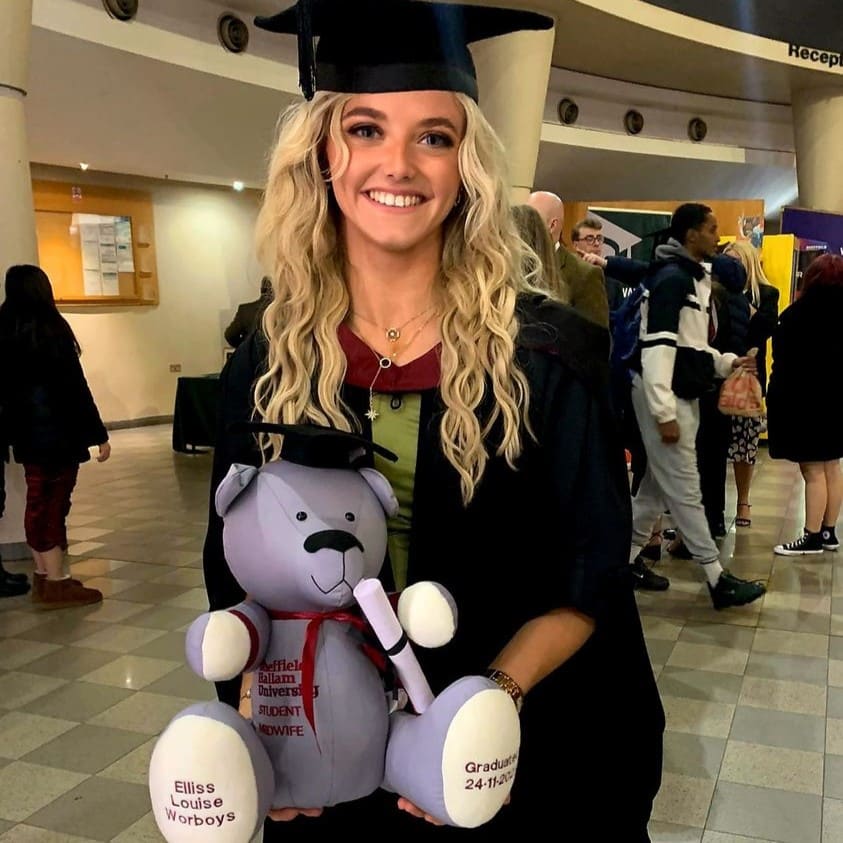 Graduation memory bear.