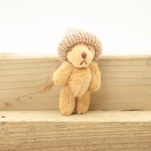 Pocket Bear - small toffee colour bear