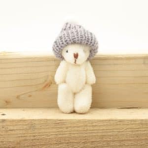 Pocket Bear - small cream bear