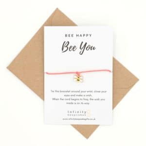 Bee Charm Wish Bracelet