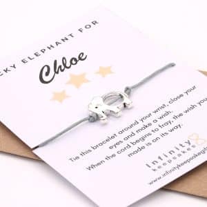 Elephant wish bracelet